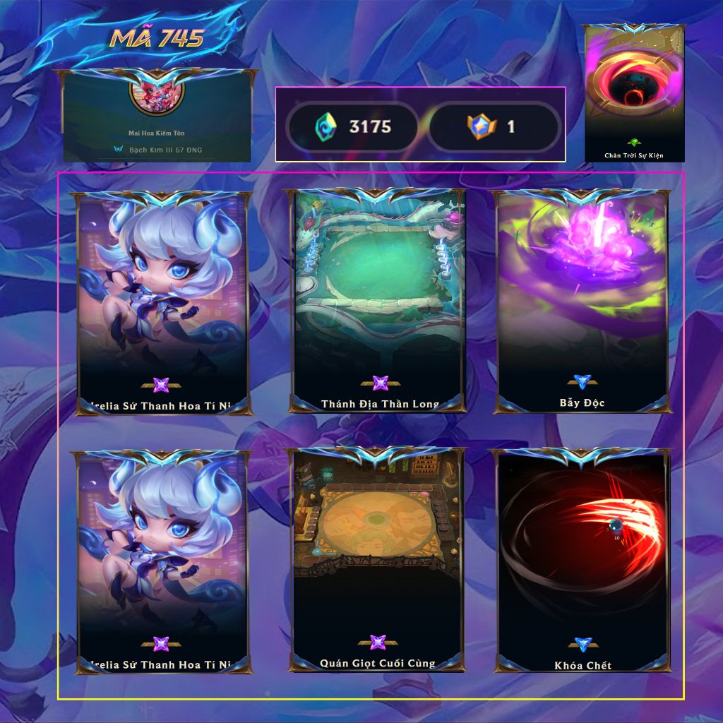 Irelia Sứ Thanh Hoa + Thánh Địa Thần Long + Quán Giọt Cuối Cùng
