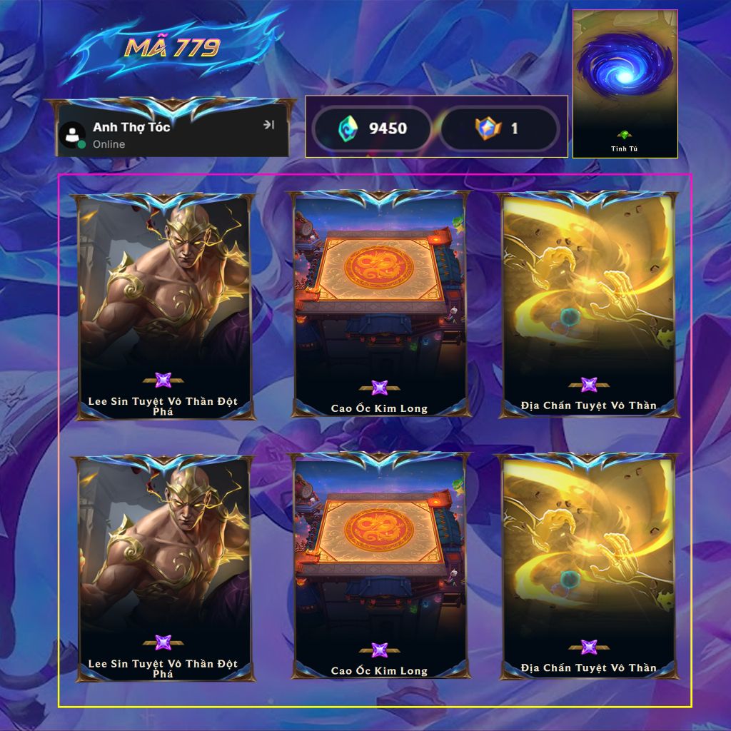 Acc TFT Lee Sin Tuyệt Vô Thần Đột Phá + Cao Ốc Kim Long